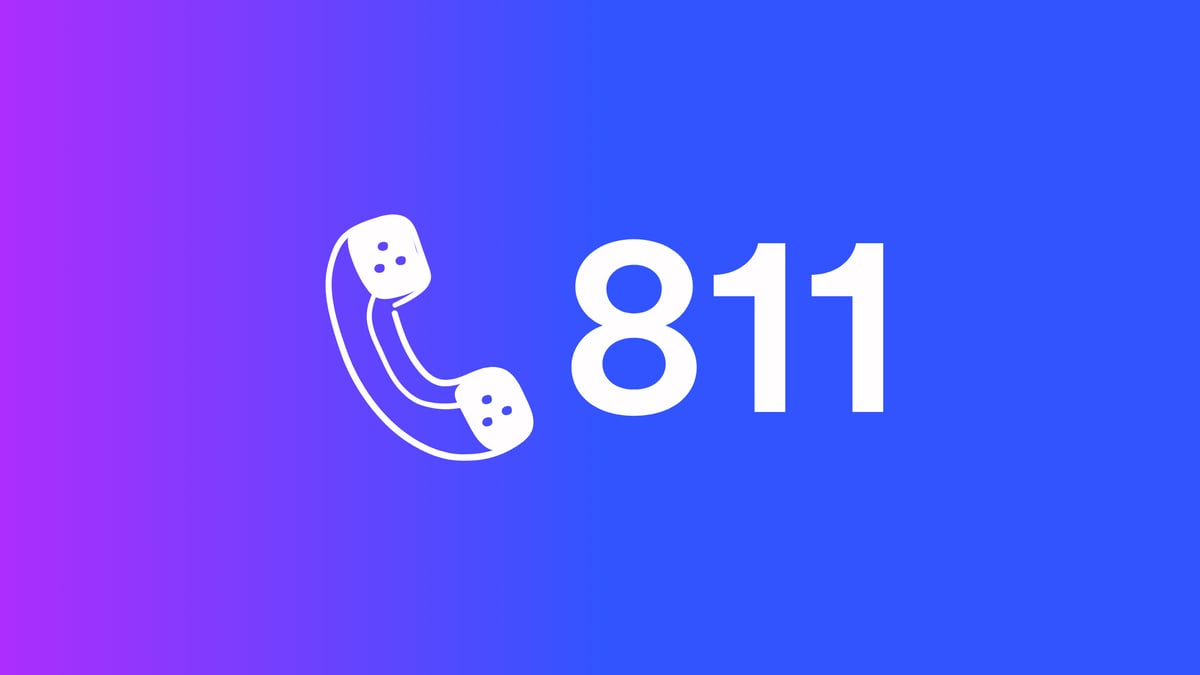 Don’t forget to call before your landscaping project