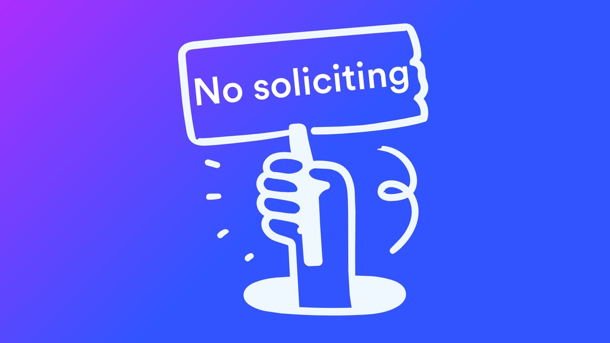 A free way to say no to door-to-door sales