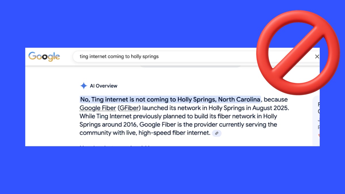 Google’s AI got it wrong: Ting is still here in Holly Springs