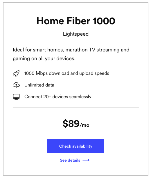 Ting Internet - Home 1000