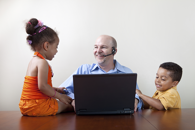 Working from home can be a challenge if your children or roommates distract you.